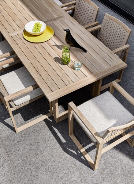 Applebee Antigua Gartentisch Set 6 Personen