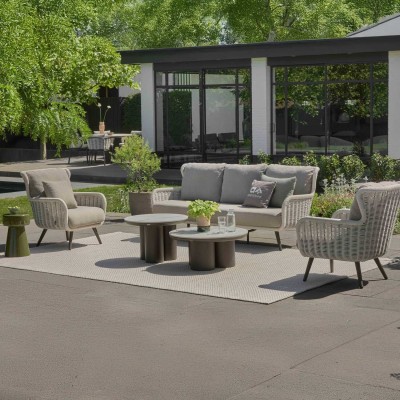 Applebee Key Largo Ivory Loungeset 5-teilig