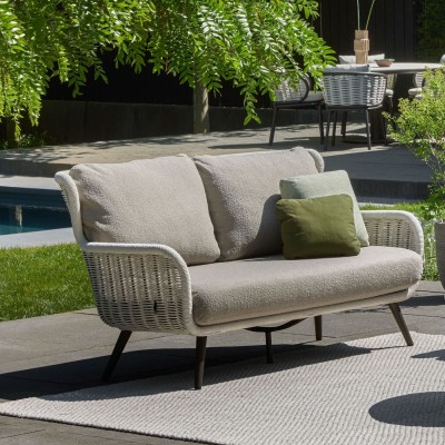 Applebee Key Largo Ivory Loungesofa 2-Sitzer