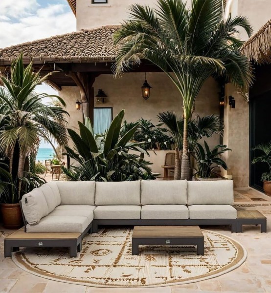 Applebee Sticks And More Loungesofa 3-Sitzer