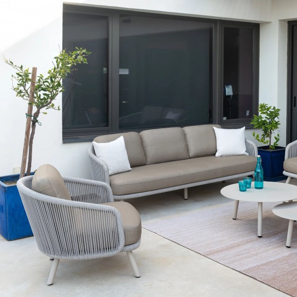 GardenArt Bahia Loungesofa 3-Sitzer