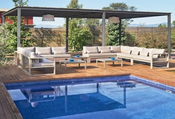 GardenArt Fermo Gartenlounge Modul 4