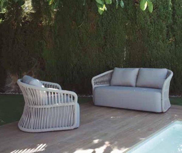 GardenArt Mito Loungesofa 2-Sitzer
