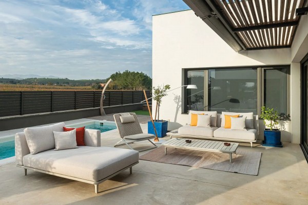 GardenArt Ritzo Loungesofa 2-Sitzer