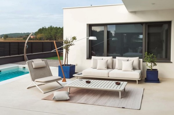 GardenArt Ritzo Loungesofa 2-Sitzer