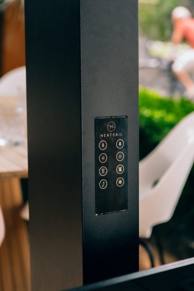 Heatsail Leaf Sonnenschirm klimatisiert