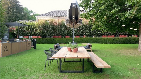 Heatsail Leaf Sonnenschirm klimatisiert