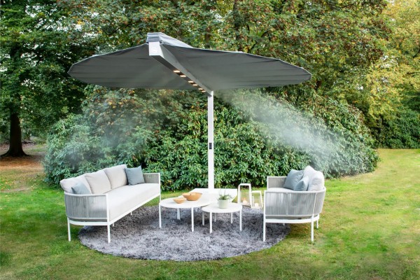 Heatsail Leaf Sonnenschirm klimatisiert