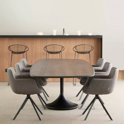 Joli Central Esstisch Ellipsen-Optik