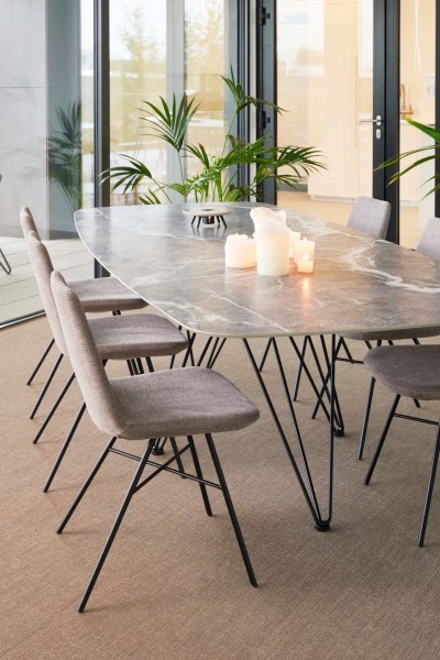 Joli Wire Esstisch Ellipsen-Optik