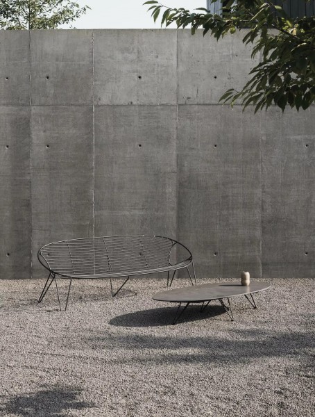 Joli Wire Loungesofa 3-Sitzer