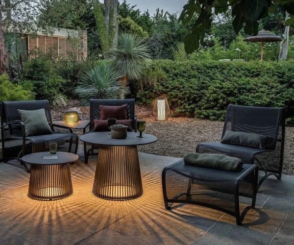 Les Jardins Halo Beistelltisch mit Beleuchtung