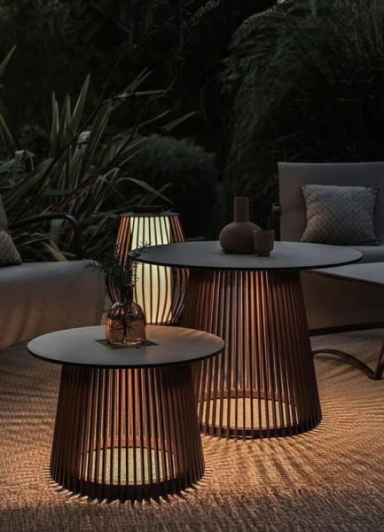 Les Jardins Halo Beistelltisch mit Beleuchtung