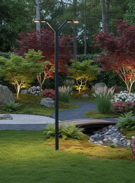 Les Jardins Swan Strassenleuchte