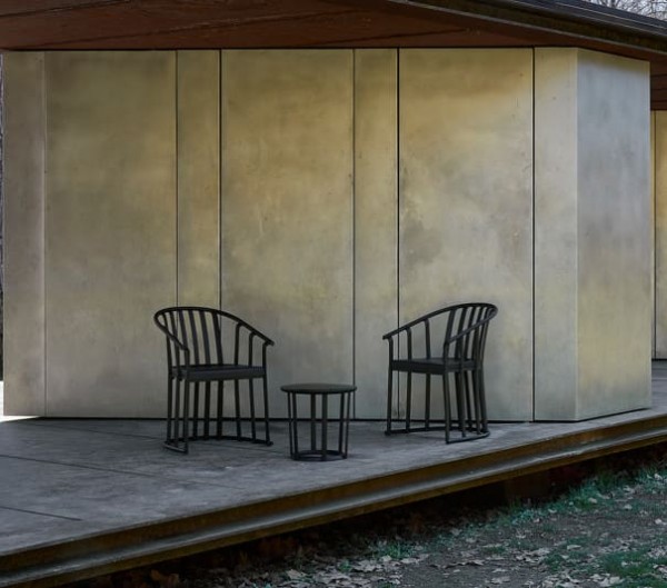Resol Raff Gartensessel Beistelltisch Set