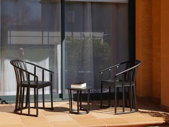 Resol Raff Gartensessel Beistelltisch Set