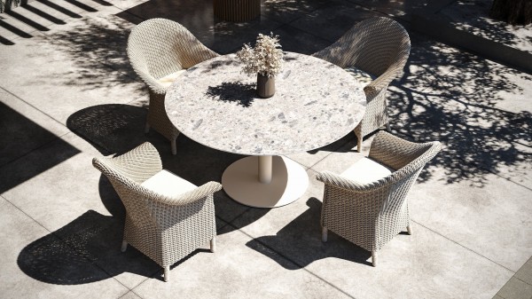 SIT Mobilia Glarus Mollis Gartentisch rund