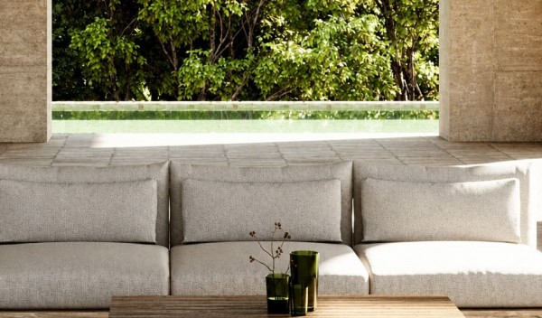 Soho Du Parc Loungesofa 3-Sitzer