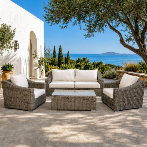 Soho Provence Loungeset 4-teilig