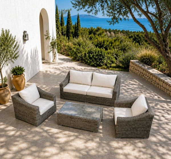 Soho Provence Loungeset 4-teilig