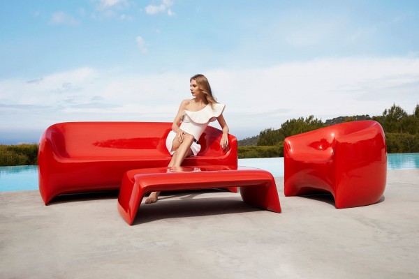 Vondom Blow Couchtisch mit Beleuchtung