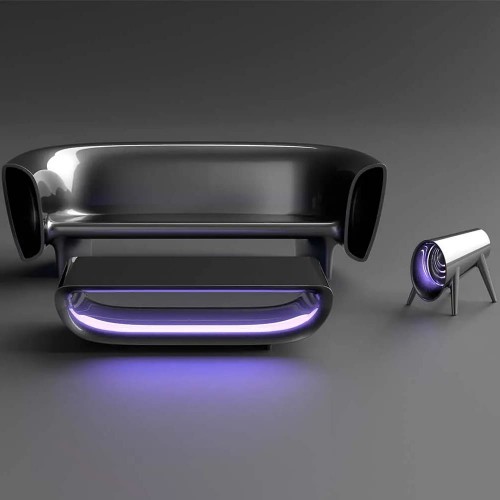Vondom Bum Bum Couchtisch mit Beleuchtung