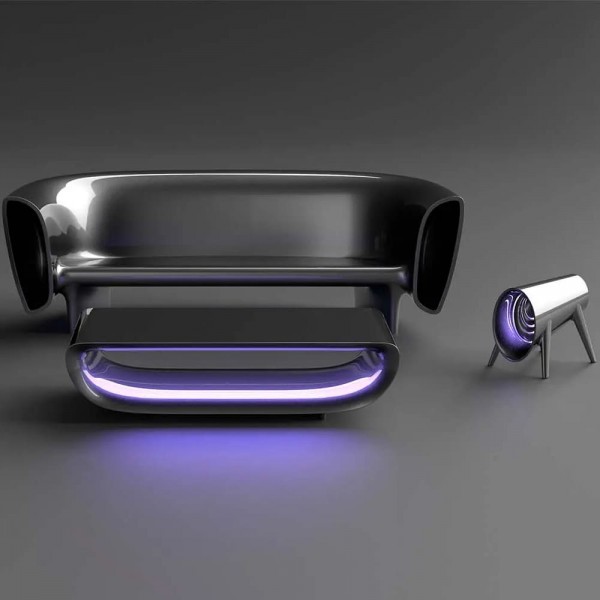 Vondom Bum Bum Couchtisch mit Beleuchtung