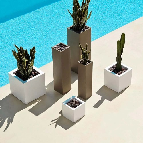 Vondom Cubo Alto Blumentopf