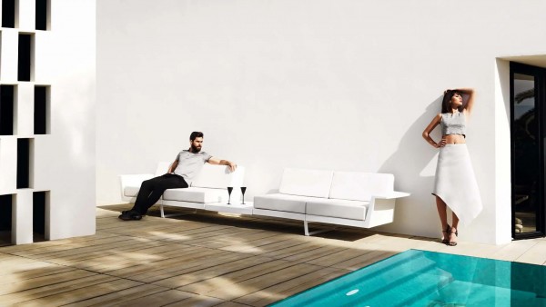 Vondom Delta Loungesofa 5-Sitzer