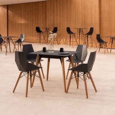 Vondom Faz Wood Gartentisch quadratisch