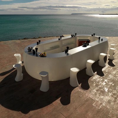 Vondom Fiesta gebogene Bartheke
