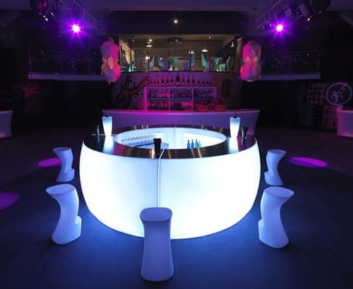 Vondom Fiesta gebogene Bartheke