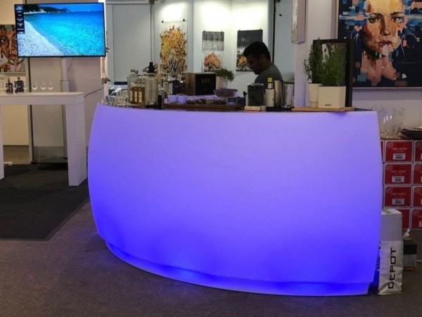Vondom Fiesta gebogene Bartheke