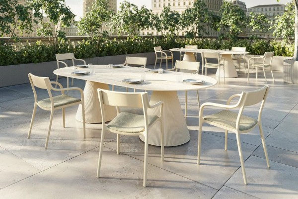 Vondom Gatsby Tisch 200x100x73 cm Fuss