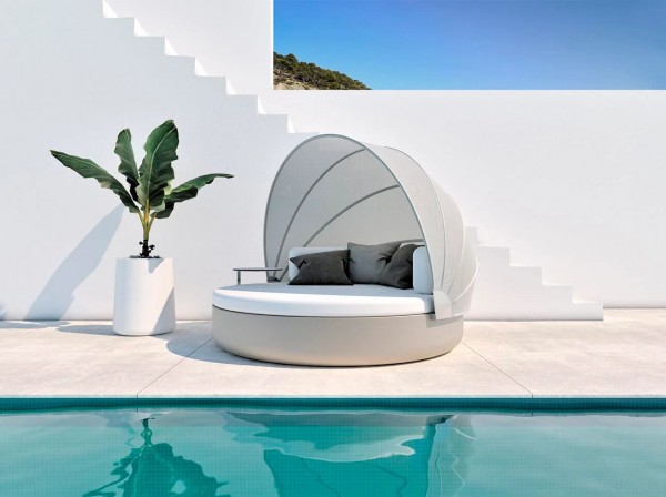 Vondom Ulm Daybed mit fester R�ckenlehne