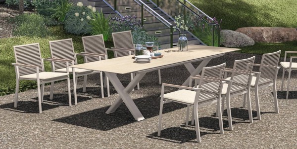 Zebra Levare Gartentisch