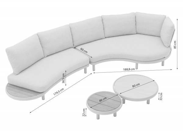 Zebra Wave Chaiselounge Set